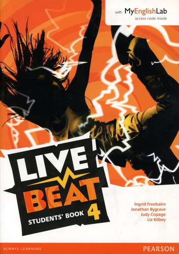 Live Beat 4 Students Book With My English Lab *** Novedad 20