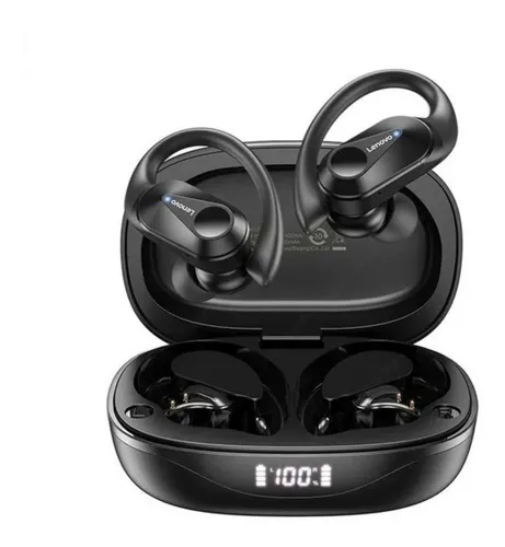 Lenovo HE15-BK Auriculares Deportivos Bluetooth Negros