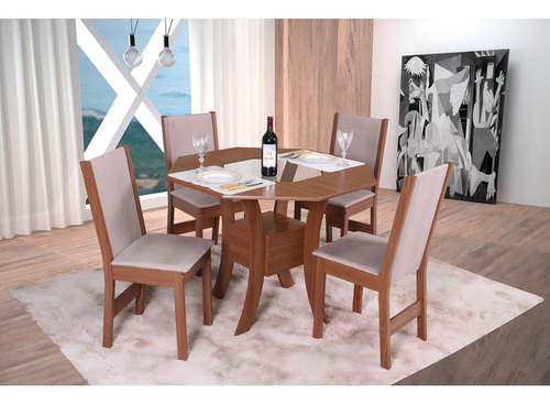 Juego de comedor Munich Eighth Mable con 4 unidades