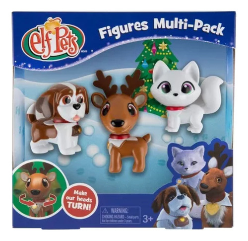 Elf Pets Figuras Multipack Set De 3 Figuras Elf Pets Crew