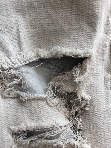 Jeans American Age Color Gris Talle Xs (Usado)