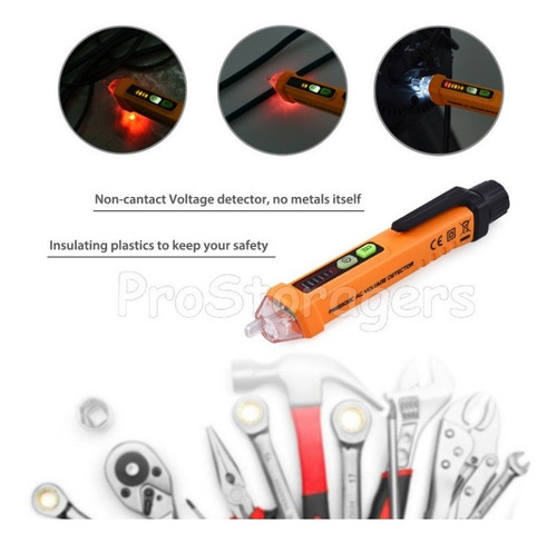 Imagen 3 de 6 de Non-contact Voltage Detector De Testerac 12-1000v Pluma Pm89