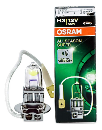 2 Bombillo Osram H3 12v 55w Original Aleman All Season Super