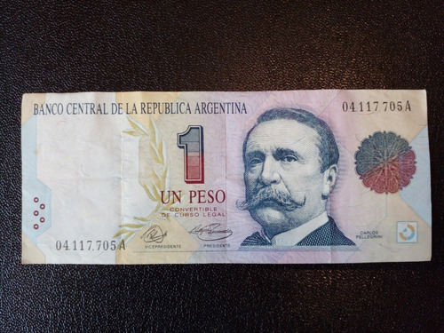 Billete De 1 Peso Convertible Seria A