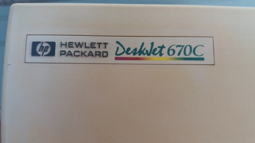 Impresora Hp Modelo Deskjeck 670c, Para Repuesto