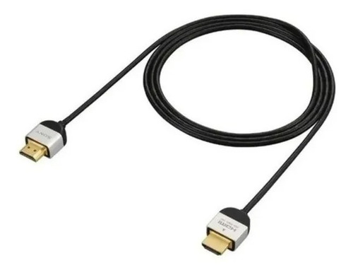 Imagen 3 de 10 de Cable Hdmi Sony Slim 4k Para Tv 1 Metro Dlc-he10s