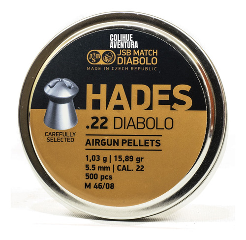 Balines Jsb Hades Cal. 5,5mm 15,89 Grains X500 U.