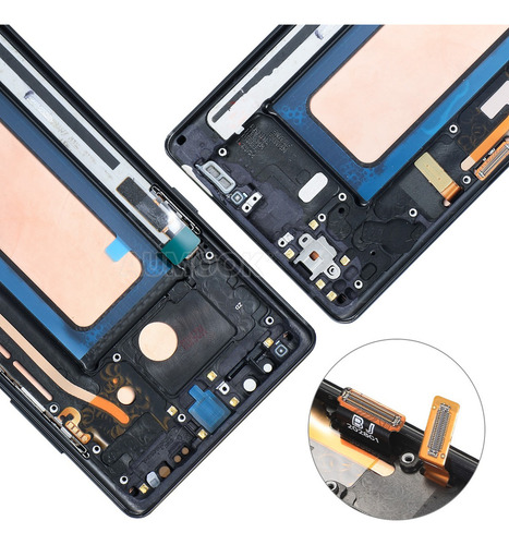 Pantalla Para Samsung Note 8 Lcd Mostrar Táctil Con Marco(incell) Sm-n950f, Sm-n950u, Sm-n9500, Sm-n950u1, Sm-n950n, Sm-n950w, Sc-01k, Sm-n950fd