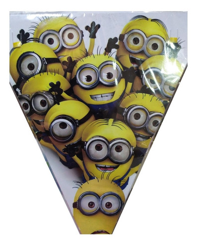 Imagen 2 de 3 de Minions Mi Villano Paq 10 Banderines 4 Mts Lineales Favorito