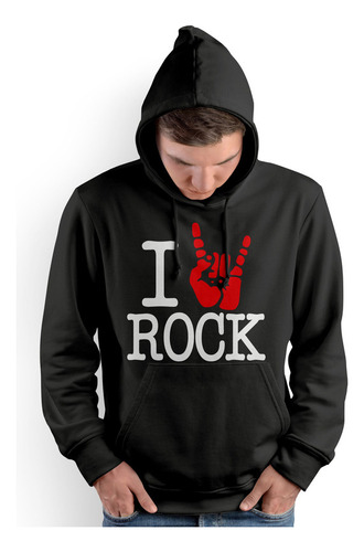 Polera Cap I Love Rock (d0790 Boleto.store)