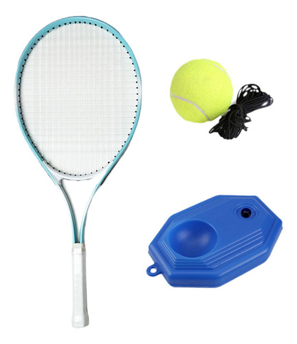 Pelota De De Tenis, Equipo De Entrenamiento De Raqueta Azul