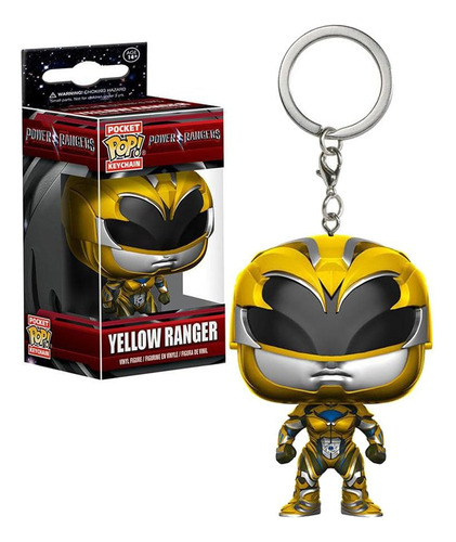 Llavero Funko Power Rangers Yellow Ranger Amarillo Pop!