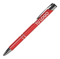 Comprar 100 Lapiceras Bolígrafos Metal Personalizados Logo Color