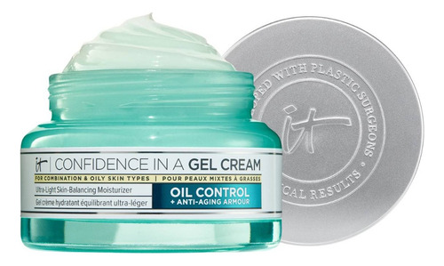 Gel Hidratante In A Confidence Oil Control 60ml It Cosmetic Grasa Noche