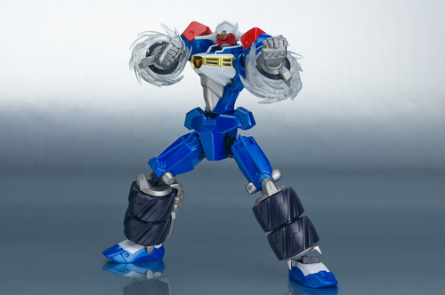 Gear Fighter Dendoh - Dendoh + Set Armas - Chogokin - Bandai