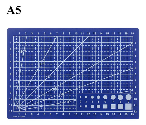 Tablero De Papel A5 Con Líneas Cuadradas Para Cortar, Placa
