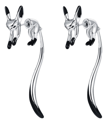 Pendientes Fox Para Mujer, Exquisitas Gotas De Moda