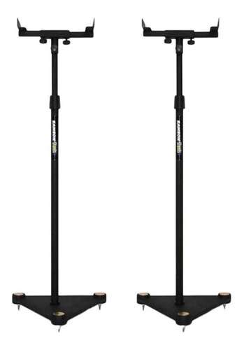 Soporte Elevador Monitores De Estudio Base Samson Ms100 Color Negro