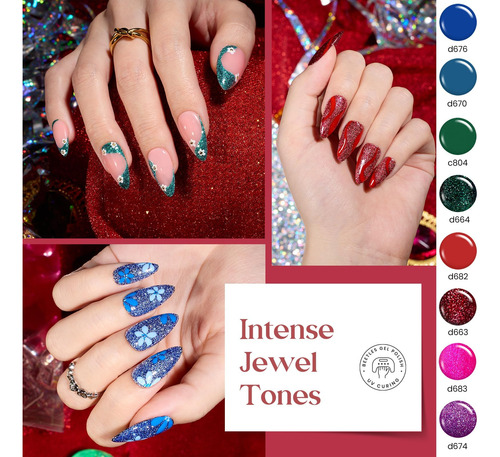 Beetles Gel Polish Liner Arte De Uñas, 50 Colores Spring Sum