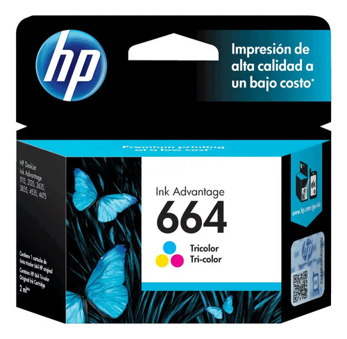 Pack Cartuchos Tinta 664 Negro + Tinta 664 Tricolor
