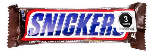 8 Pack Chocolate Relleno Caramelo Y Cacahuate Snickers 48