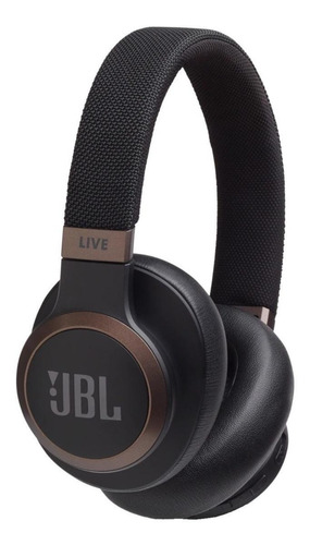 Audífonos gamer inalámbricos JBL Live 650 BTNC JBLLIVE650BTNC negro con luz LED