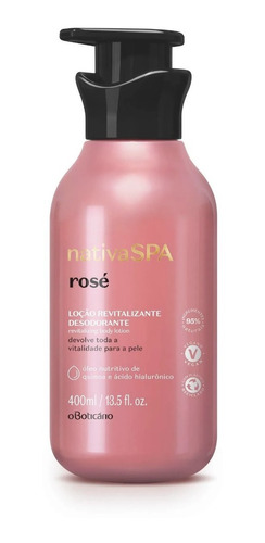 Loção Hidratante Nativa Spa Oboticario Flor De Ameixa 400ml 