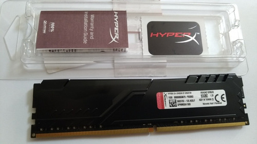 Memória 8gb Hyperx Fury 2400mhz Ddr4 Cl15 Hx424c15fb3/8 (Usado)