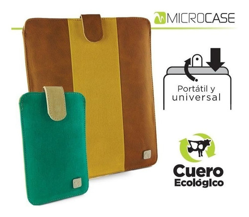 Funda Tablet Microcase Sobre Ecocuero Handcrafted Hc 7.85