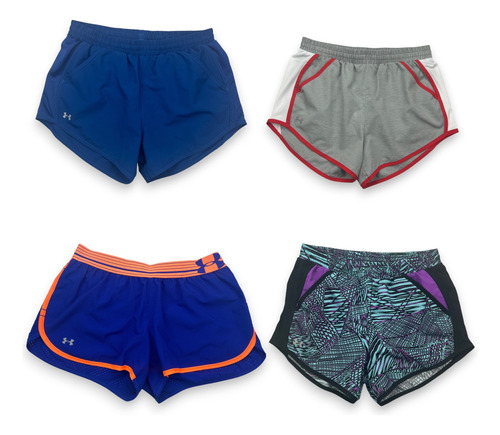 Paquete 4 Shorts Under Armour Mujer