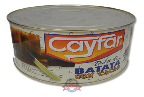 Dulce De Batata C/cacao Cayfar X 5 Kg Lata