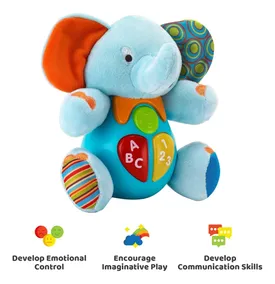 Elefante Peluche Didactico Amigo Inteligente Winfun