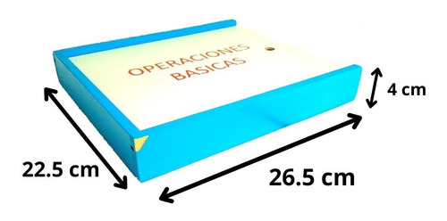 5 Operaciones Básicas Material Didáctico Madera Matematicas