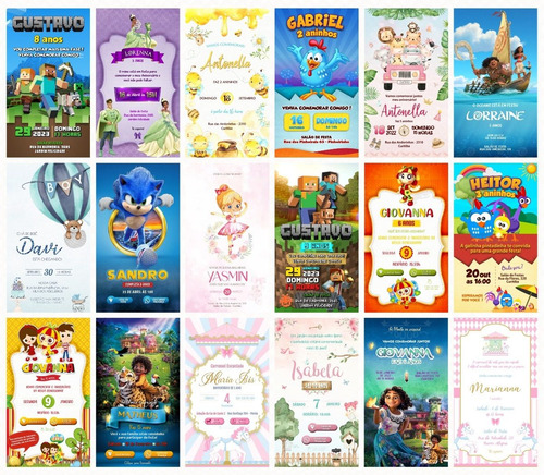 Convite Safari Selva Menina Whatsapp 2