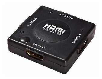 Switch Hdmi Hub 3 Puertos 1080p 1.3 Selector 3 Entradas