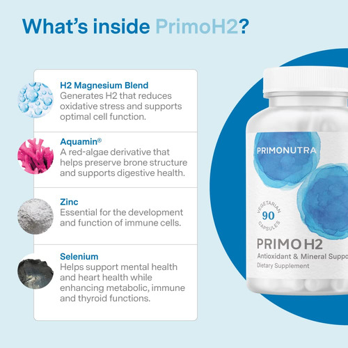 Primonutra - Suplemento De Hidrógeno Molecular Primo H2 Con