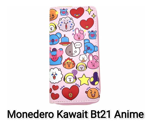 Monedero Kawait Bt21 Anime 