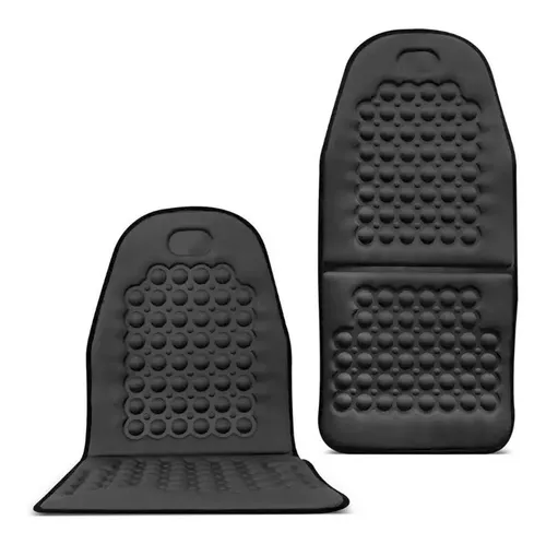 FUNDA DE ASIENTO TEJIDO MAGNETICO RESPALDO RELAJANTE MASAJE COCHE