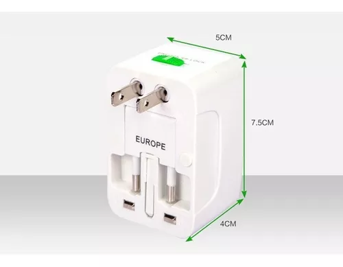 Adaptador de enchufe Universal Kr AU US UK EU, enchufe de viaje