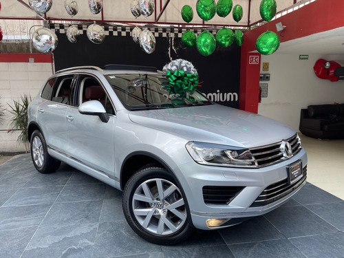 Imagen 1 de 15 de Vw Touareg Td 2016 Piel Qcp Gps Dvd 4x4 Unico Dueño