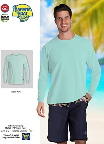 Banana Boat Manga Larga Para Hombre Upf 50+ Resistente Al Ag