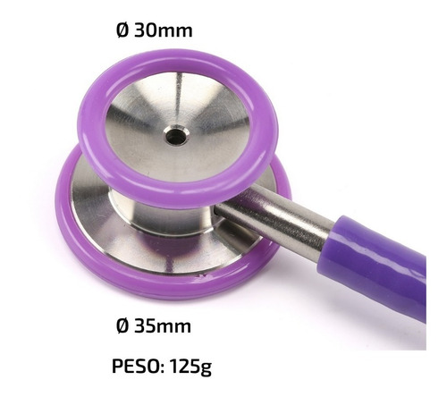 Imagen 4 de 10 de Estetoscopio Pediatrico Profesional Doble Campana Femmto
