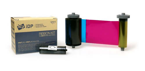 Kit Ribbon Color + Pack 100 Credenciales Blancas Idshop S21