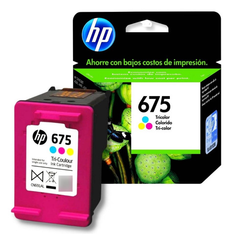 Cartucho De Tinta Hp 675a 