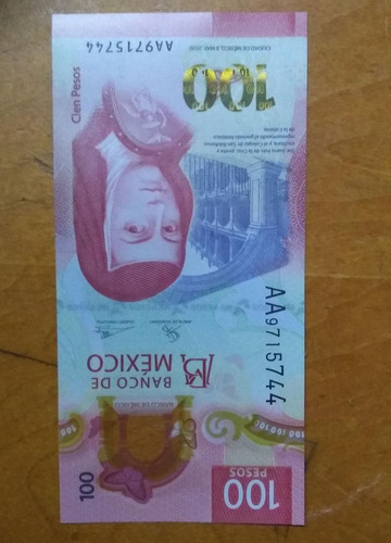 Billetes De 100 Pesos Aa Sor Juana Inés 