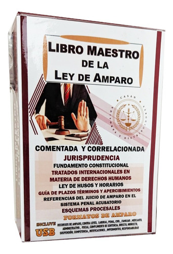 Libro Maestro Ley Amparo Comentada Correlacionado 2024 + Usb