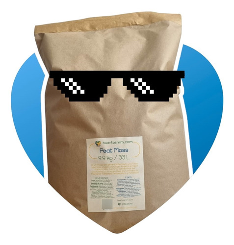 Peat Moss Turba Sustrato Germinación Hidroponia 33 Litros