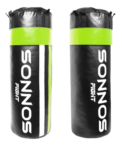 Bolsa De Boxeo Sonnos 1,50 Mts + Relleno Homologado Fab Gym Color Verde