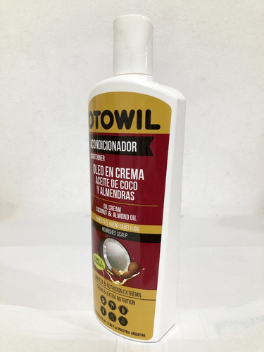 Imagen 2 de 7 de Acondicionador De Coco Y Almendras De Otowil X410ml