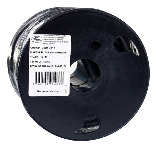 Manguera Para Gasolina Gates Flh5/16(mini Carrete 14m)